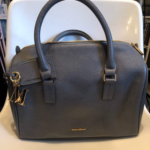 Grey Isaac Mizrahi Purse - Picture 1 of 3